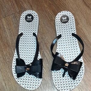 Zaxy flipflops size 10